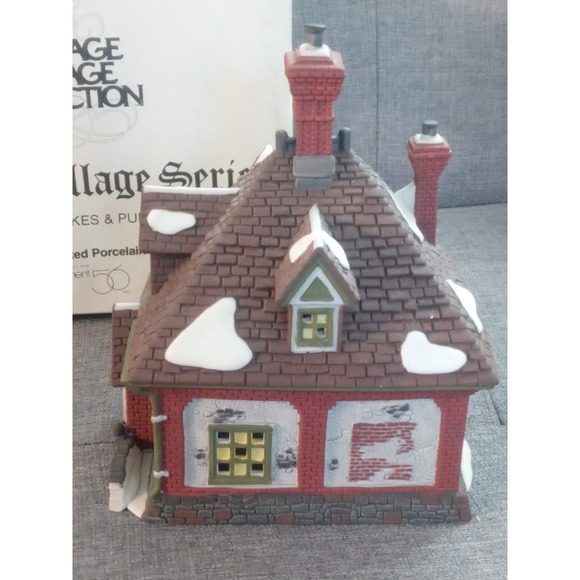 Vintage Department 56 Wm Wheat Cakes & Puddings Dicken's Christmas Holiday Decor - Picture 2 of 6